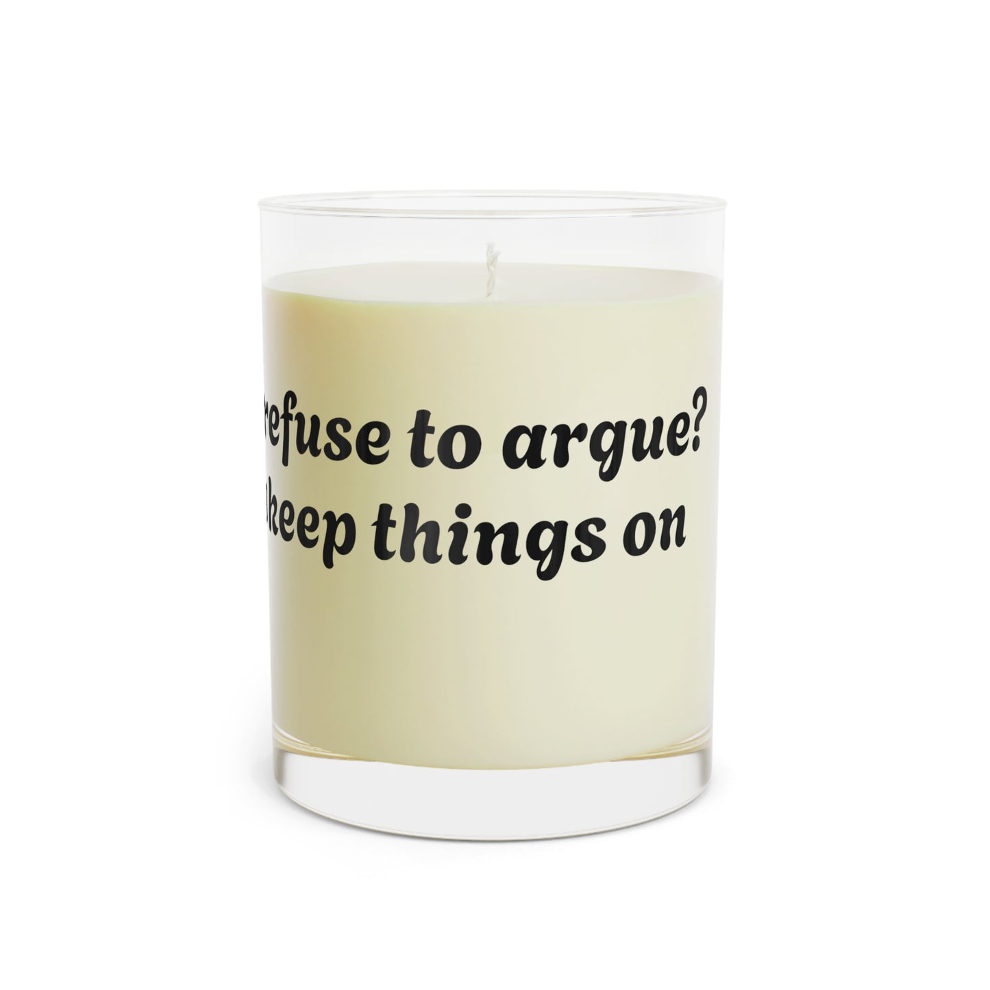 Scented Candle - Full Glass, 11oz