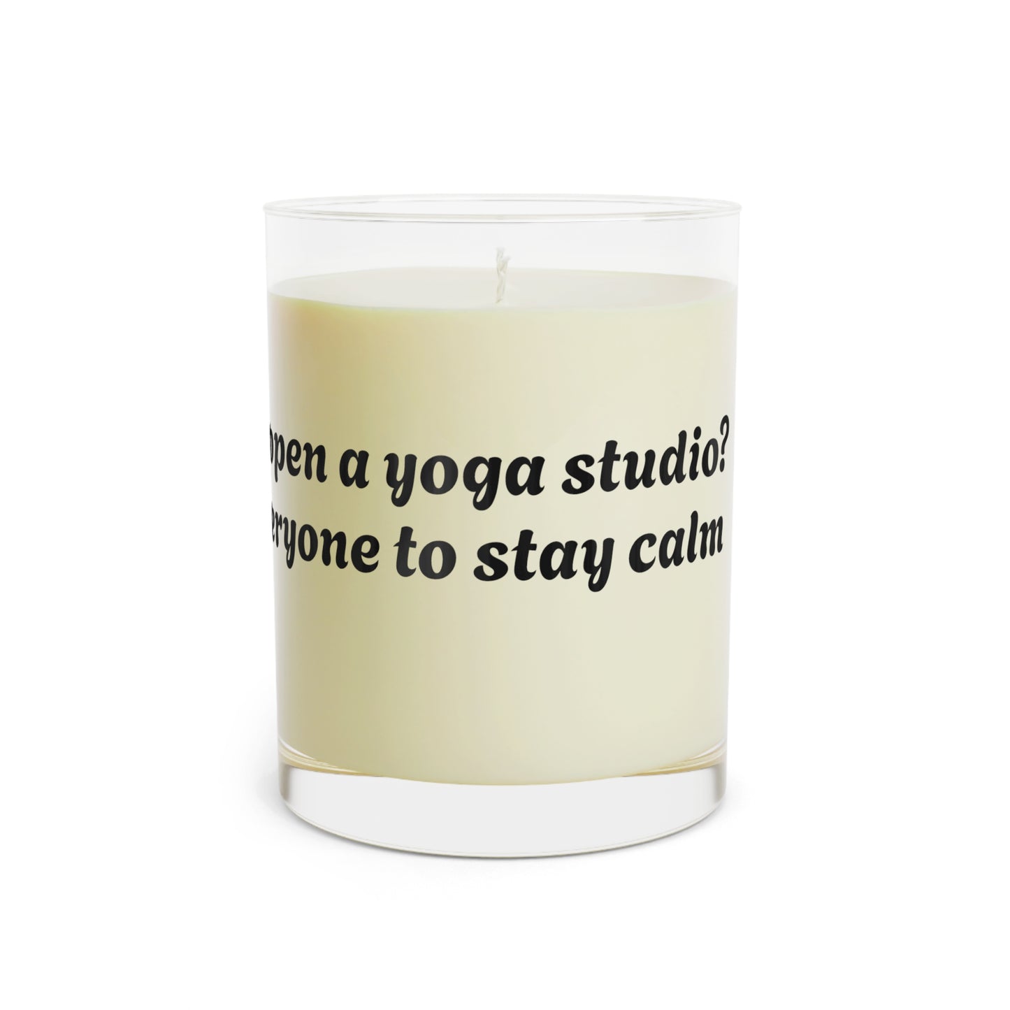 Scented Candle - Full Glass, 11oz