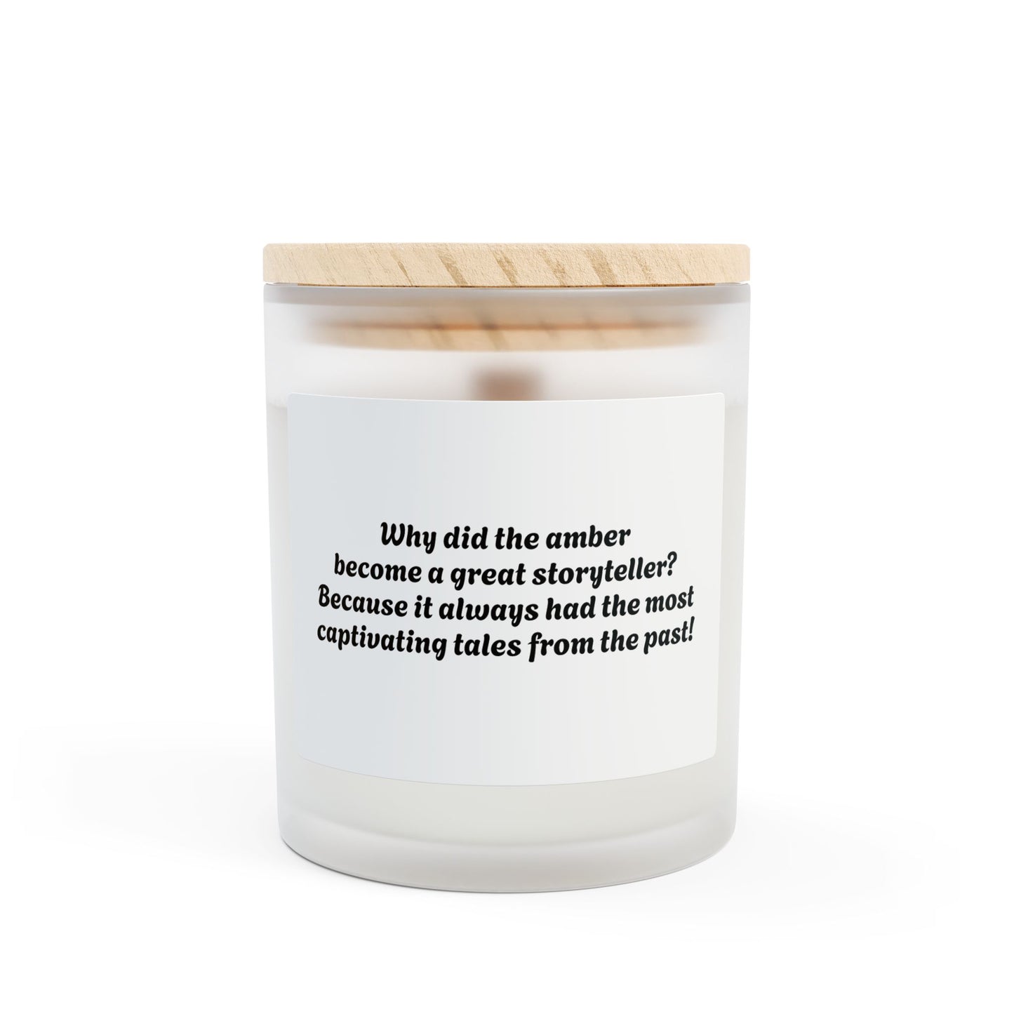 Frosted Glass Candle, 11oz