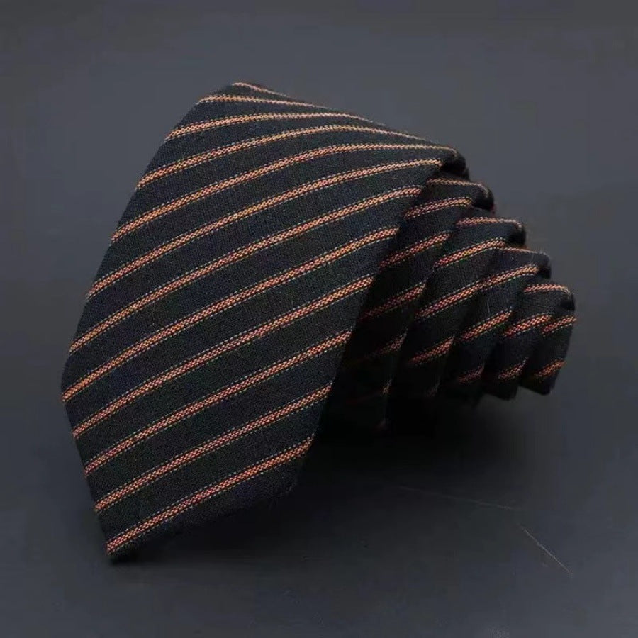 Thick Sanded Fabric Hand hit Business Fashion Tie
