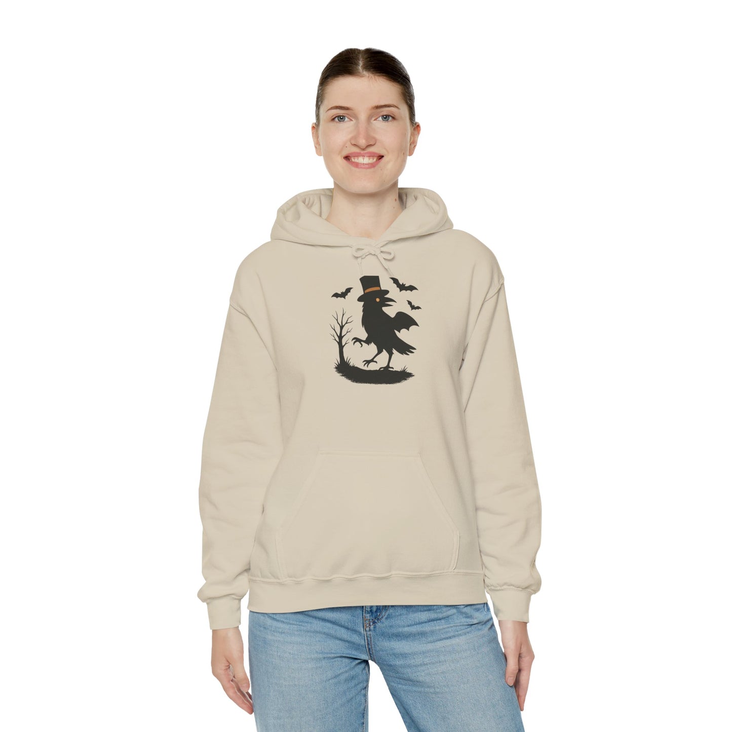 crow hoodie