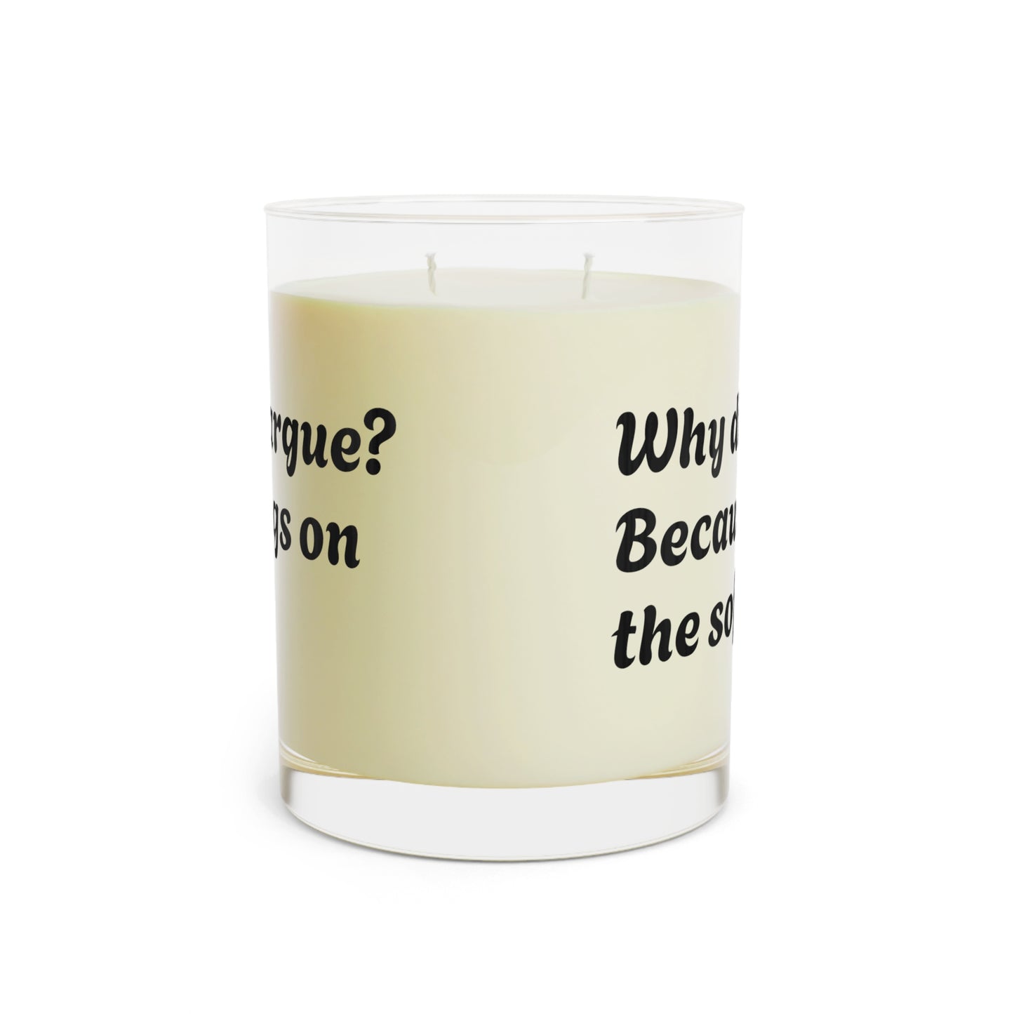 Scented Candle - Full Glass, 11oz
