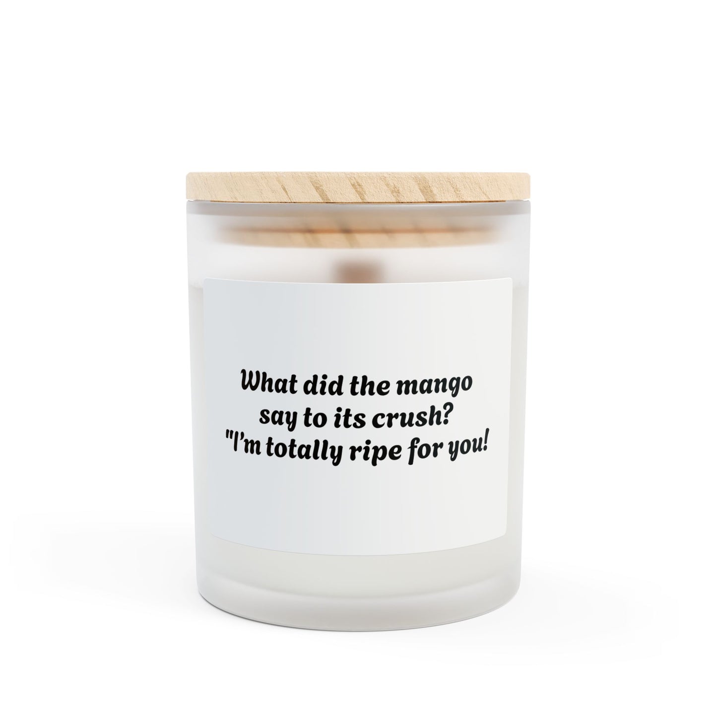 Frosted Glass Candle, 11oz