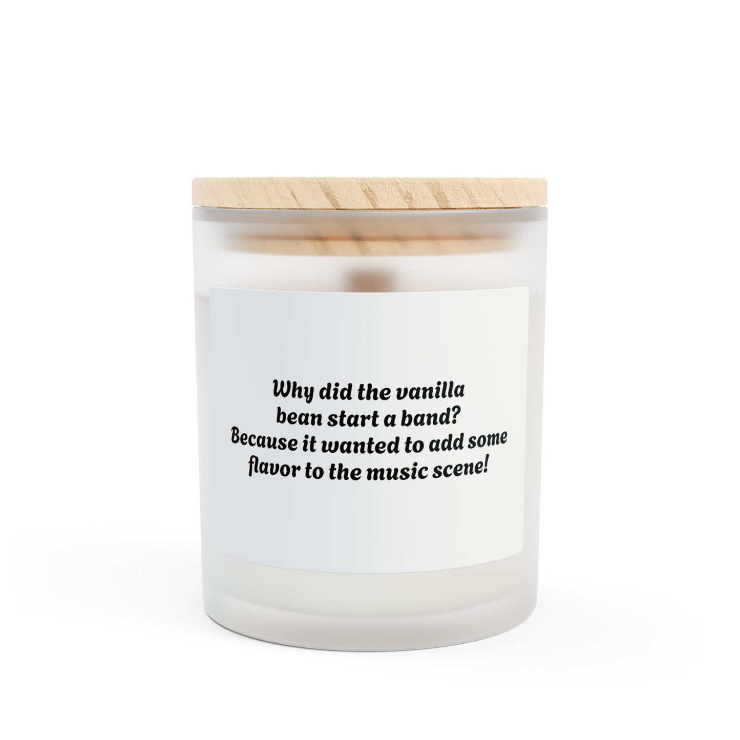 Frosted Glass Candle, 11oz