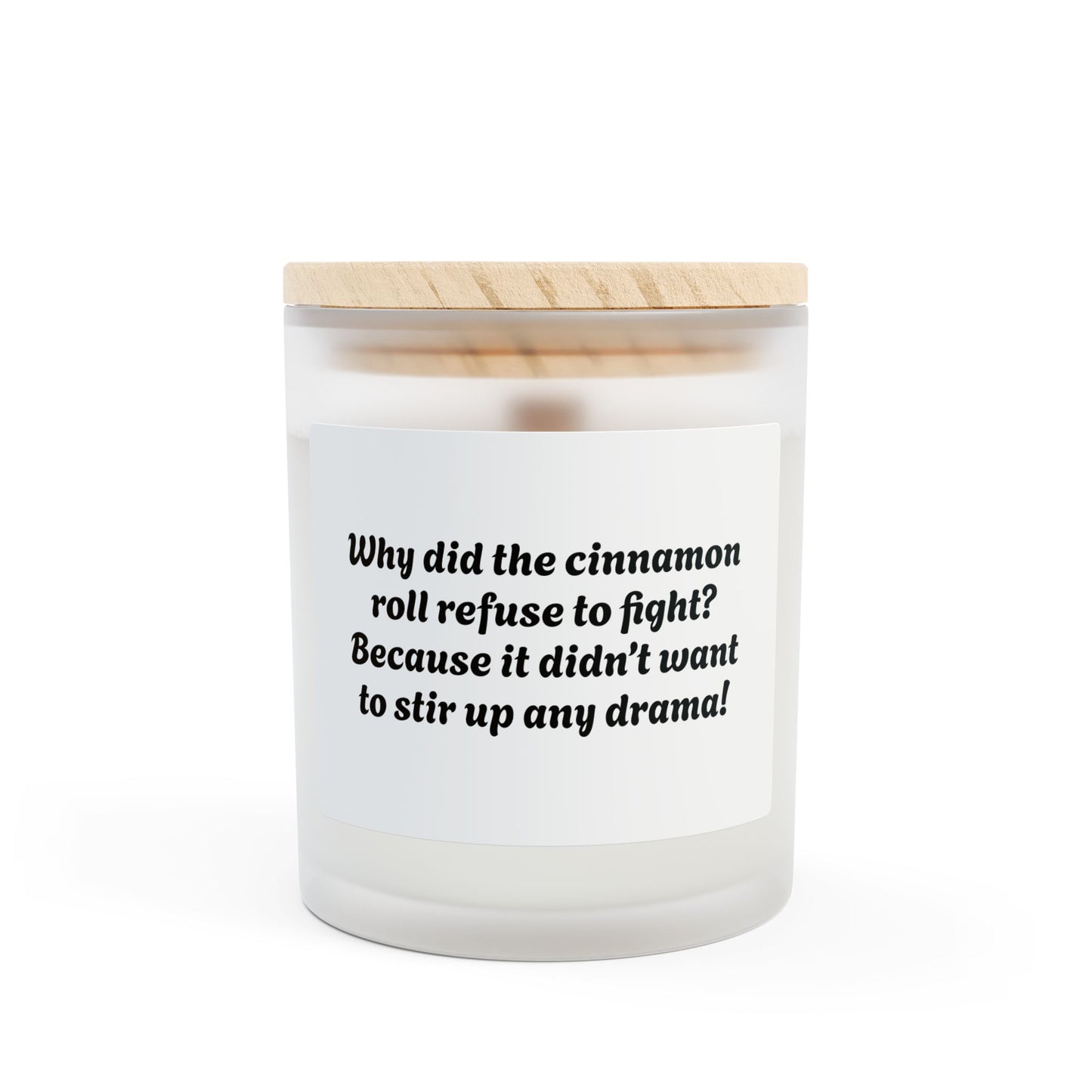 Frosted Glass Candle, 11oz