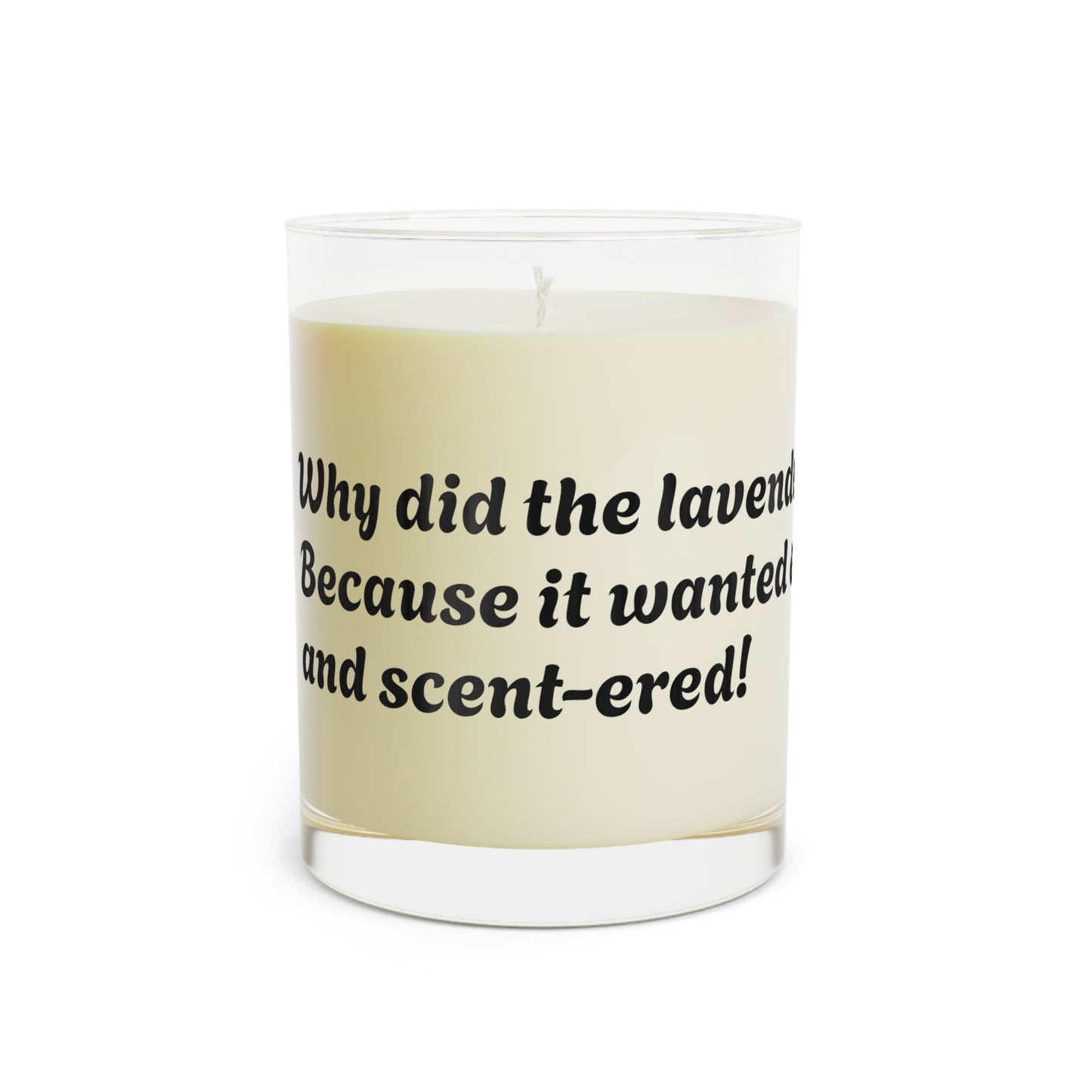 Scented Candle - Full Glass, 11oz