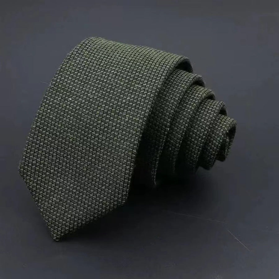Thick Sanded Fabric Hand hit Business Fashion Tie