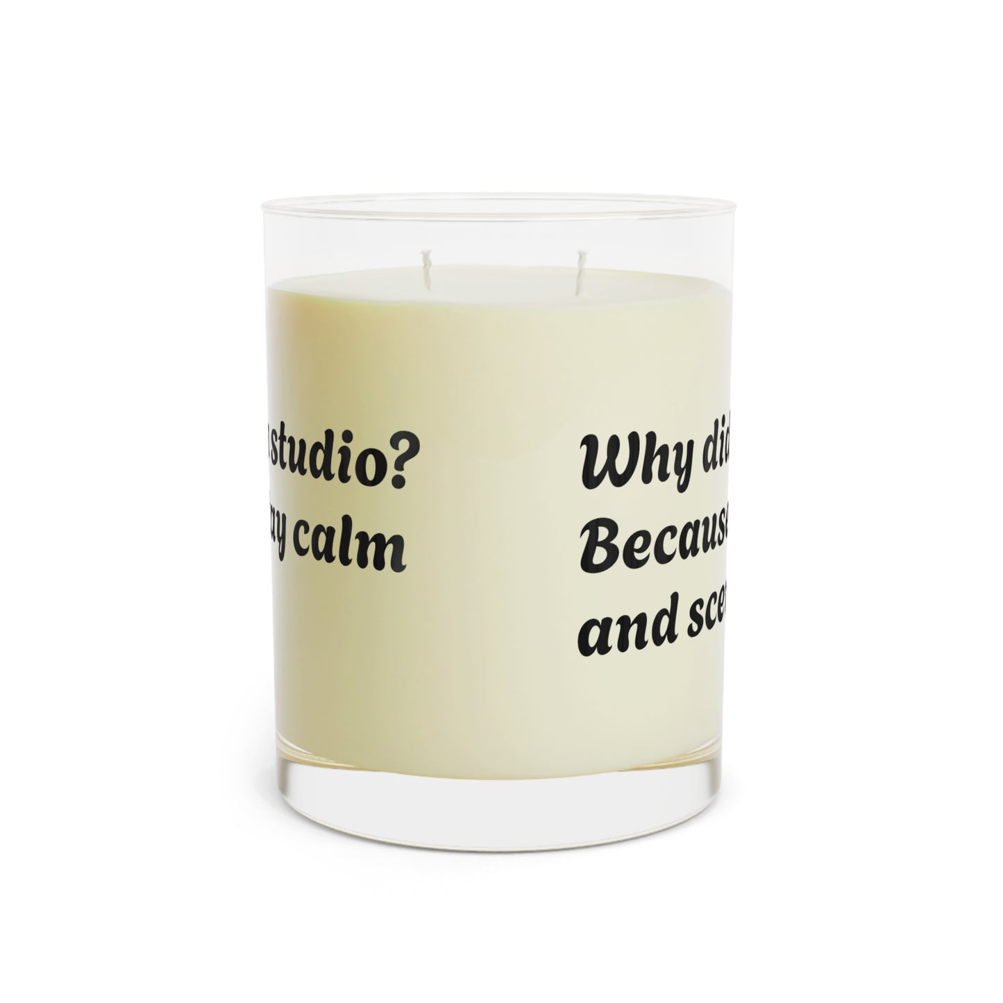 Scented Candle - Full Glass, 11oz