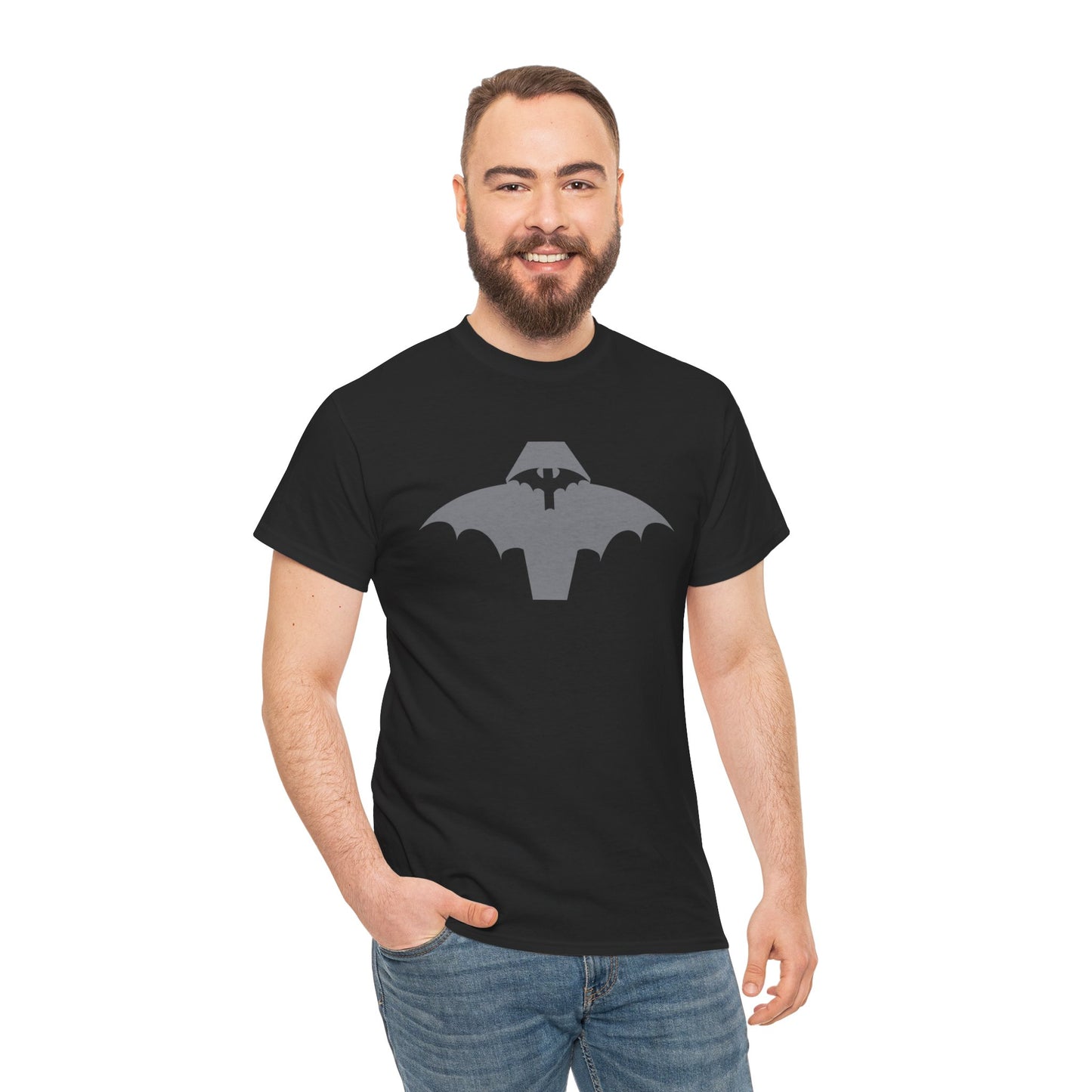 bat shaped coffin shirt