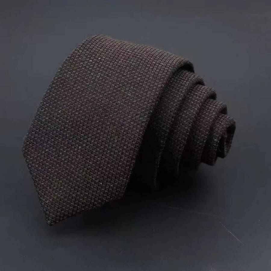 Thick Sanded Fabric Hand hit Business Fashion Tie