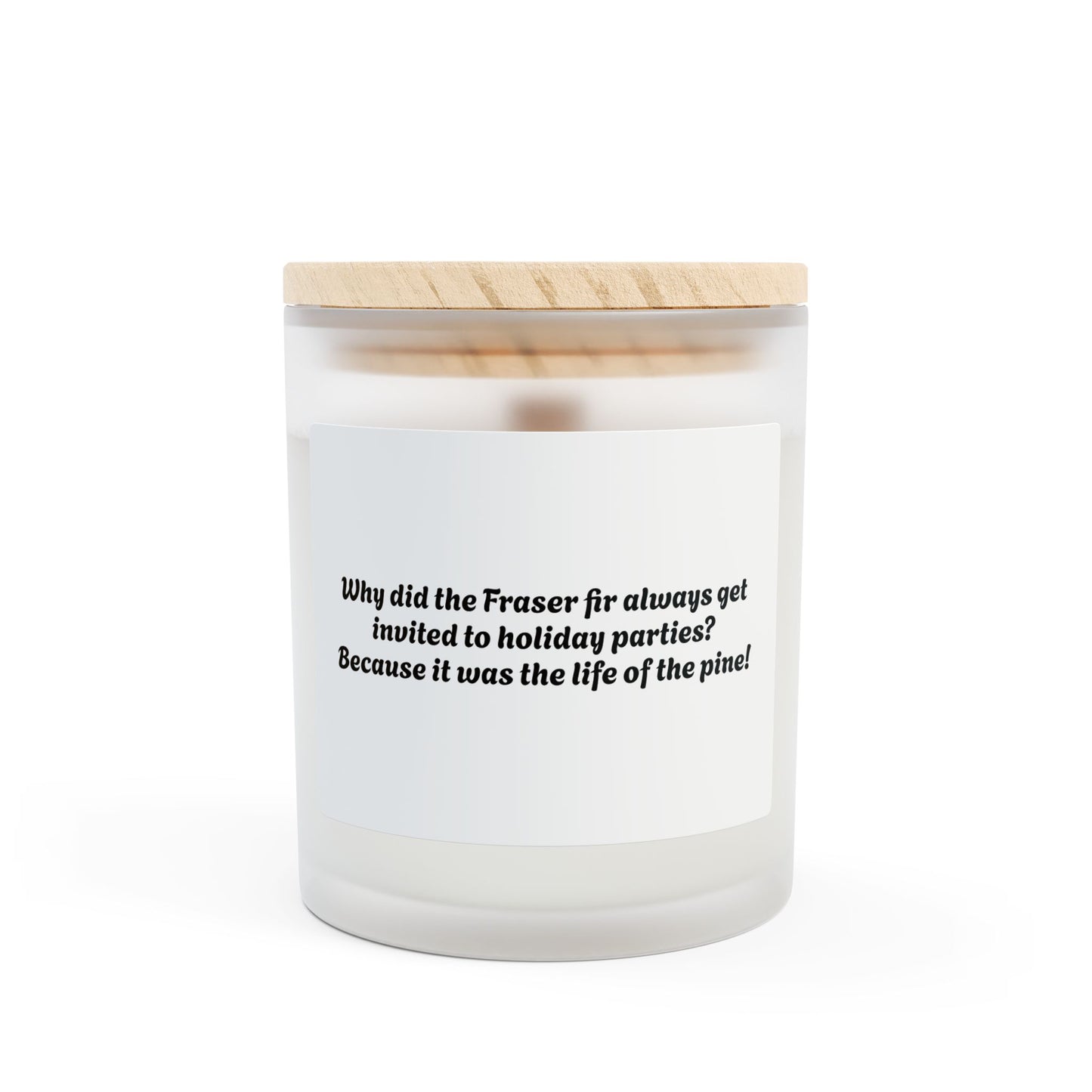 Frosted Glass Candle, 11oz