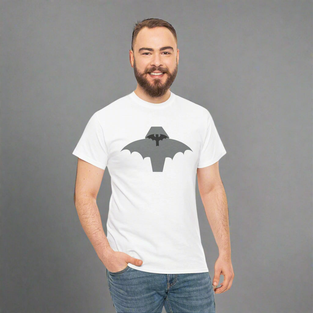 bat shaped coffin shirt