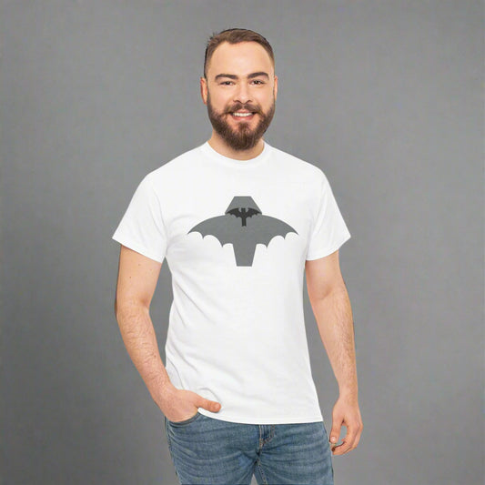 bat shaped coffin shirt