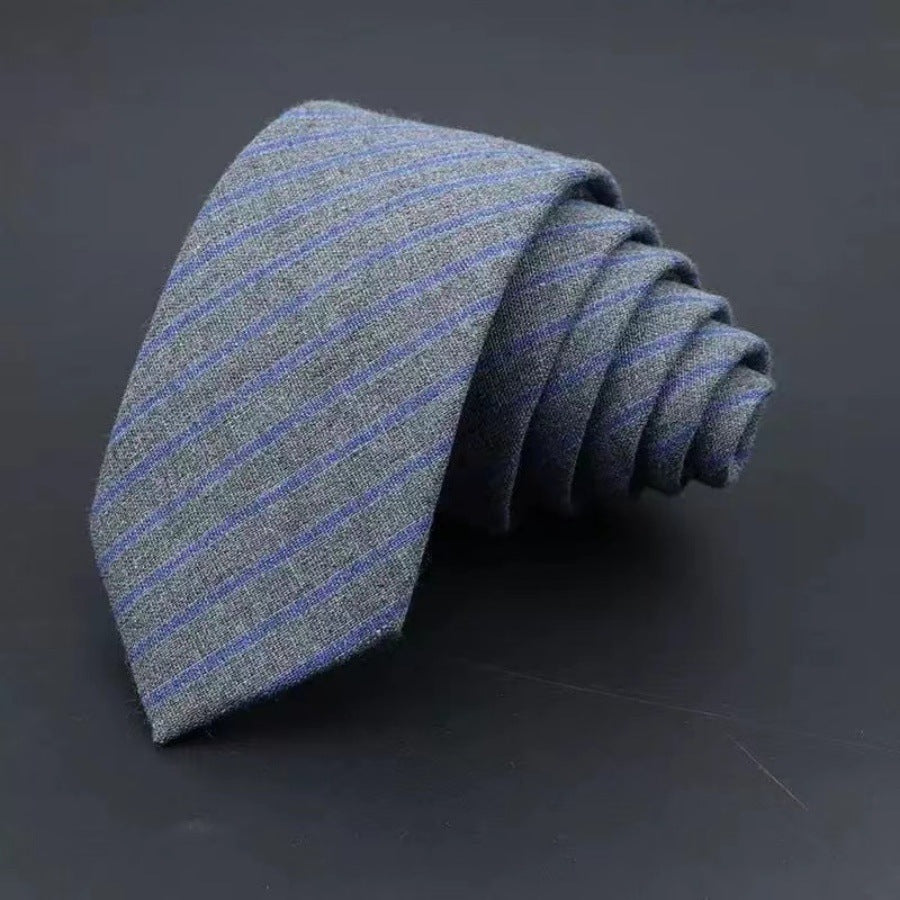 Thick Sanded Fabric Hand hit Business Fashion Tie
