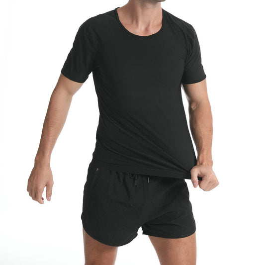 Men's Short Sleeve Sweatshirt