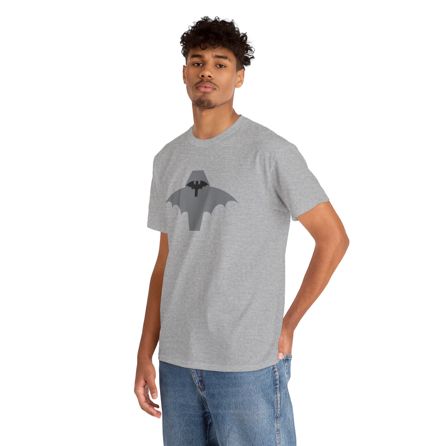 bat shaped coffin shirt