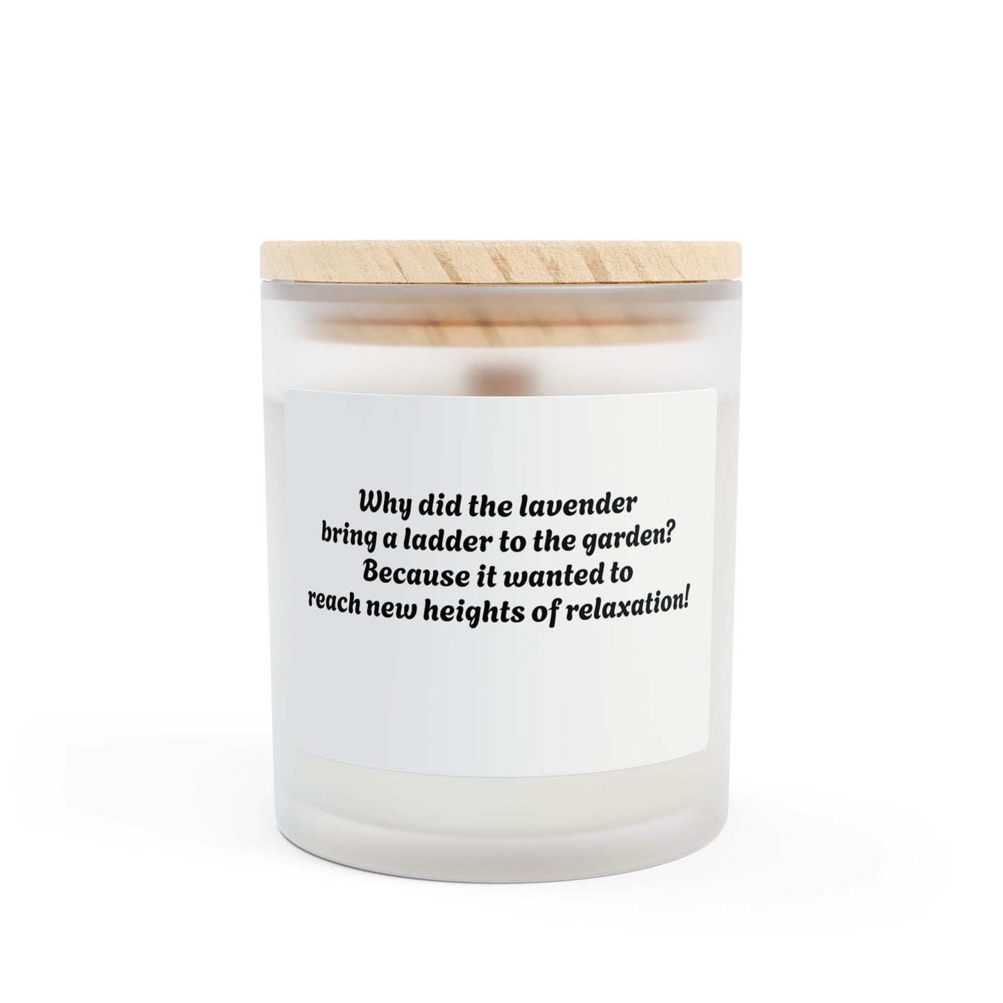 Frosted Glass Candle, 11oz