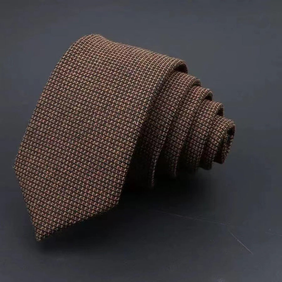 Thick Sanded Fabric Hand hit Business Fashion Tie