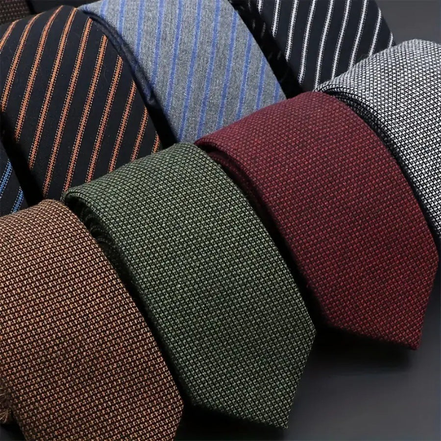 Thick Sanded Fabric Hand hit Business Fashion Tie