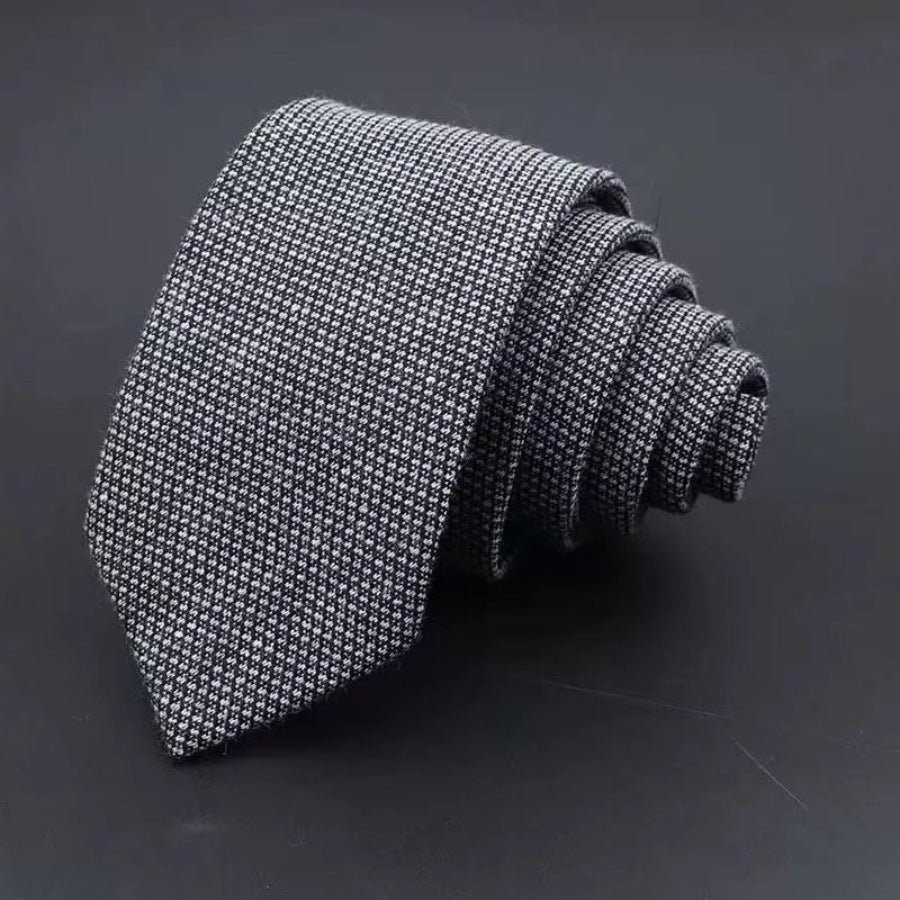 Thick Sanded Fabric Hand hit Business Fashion Tie