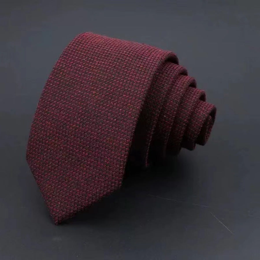 Thick Sanded Fabric Hand hit Business Fashion Tie