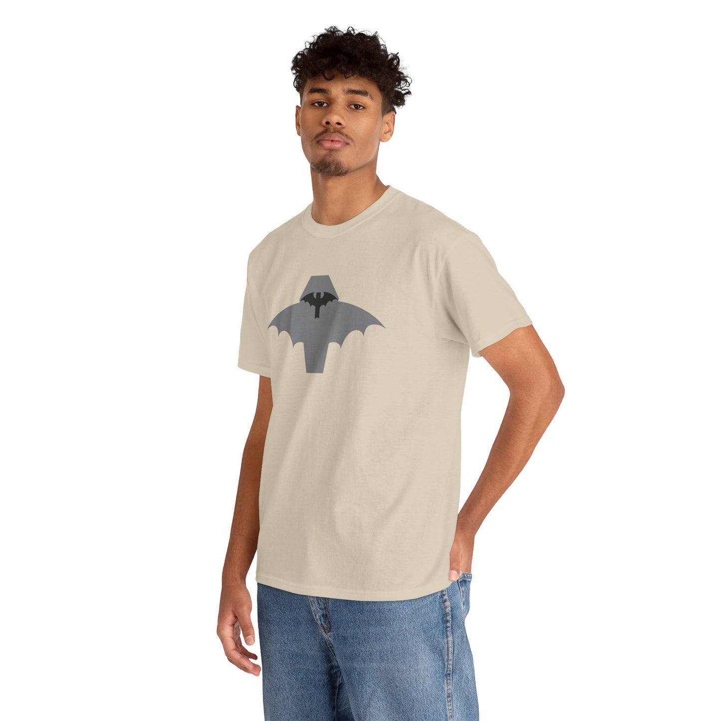 bat shaped coffin shirt